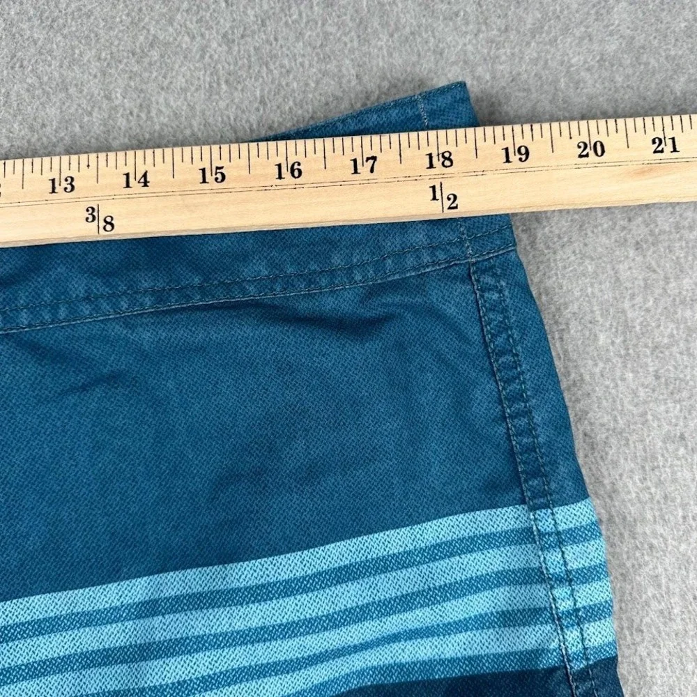 Billabong Mens Blue Striped Board Shorts‎ Swim Trunks Size 36